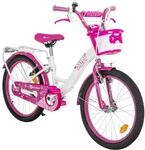 Actionbikes Kinderfahrrad Daisy 20 Zoll, pink, V-Brake-Bremsen, Antirutschgriffe,