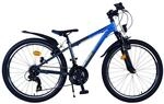 Volare Kinderfahrrad XC Race 24 Zoll Kinderrad in Blau/Grau, 21 G&auml;nge