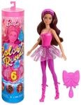 Mattel HRK17 - Barbie - Color Reveal - Ballerina-Puppe mit 6 &Uuml;berraschungen &
