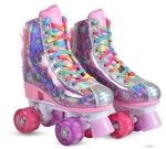 Byox Rollschuhe Einhorn, PU-R&auml;der beleuchtet, ABEC-5 Lager, Gr&ouml;&szlig;e M (31 - 34)