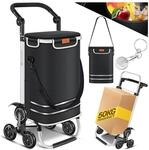 KESSER&reg; Einkaufstrolley Treppensteiger mit K&uuml;hlfach klappbar mit 56L Kapazit&auml;t und