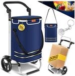 KESSER&reg; Einkaufstrolley klappbar mit 56L Kapazit&auml;t und belastbar bis 50kg 3in1
