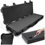 tectake&reg; Gewehrkoffer, aus robuster Hartschale, wasserdicht und