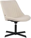 CLP Lounger Granby I 360 Grad Drehbarer Relax Sessel Mit Stoffbezug I Ergonomisches