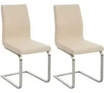 CLP 2er Set Esszimmerstühle Belfort Mit Stoffbezug I Pflegeleichte Freischwinger Mit CLP 2er Set Esszimmerstühle Belfort Mit Stoffbezug I Pflegeleichte Freischwinger Mit