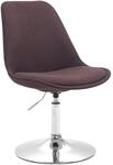 CLP Stuhl Maverick C Stoff - Farbe: braun, Gestellfarbe: chrom
