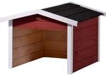 dobar M&auml;hrobotergarage, Holz, rot