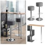 Vicco Bartisch Vincent Anthrazit-Goldkraft Bartresen Stehtisch Tresentisch