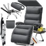 KESSER&reg; Sonnenliege Liegestuhl, klappbare Gartenliege extra breit & Wetterfest,
