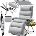 KESSER&reg; Sonnenliege Liegestuhl, klappbare Gartenliege extra breit & Wetterfest,