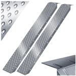 MASKO&reg; 2X Auffahrrampe 400kg Verladerampe Verladeschiene verzinkter Stahl 