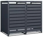 Westmann Metall M&uuml;lltonnenbox Kubus - versch. Ausf&uuml;hrungen