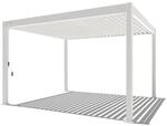 PergoLine Superior Pergola 3,6 m x 4 m wei&szlig;