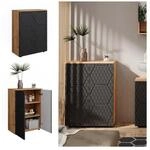 Vicco Badschrank Irma Eiche Anthrazit 60 x 81 cm Badezimmer