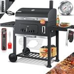KESSER&reg; Grill Grillwagen XXL Holzkohlegrill mit Deckel, R&auml;dern, Edelstahl-Griff,