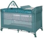 Lorelli Reisebett Torino plus 2 Ebenen Wickelauflage Spielbogen R&auml;der faltbar gr&uuml;n