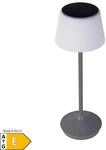 N&auml;ve LED / CCT Solar-/ Akkutischleuchte "EMMI" H: 38cm grau