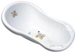 Lorelli Babybadewanne Rainbow 84 cm Wasserablauf ergonomische Form Ablagef&auml;cher