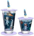 Leonardo Kinderbecher Bambini Avventura 215 ml & 300 ml 2er Set