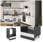 Vicco Herdumbauschrank 60 cm Anthrazit K&uuml;chenschrank Unterschrank K&uuml;chenzeile
