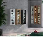 VCM Holzregal h&auml;ngend platzsparendes Regal Ma&szlig;e: H. 77 x B. 21 x T. 14 cm...