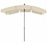 Siena Garden Tropico Mittelstockschirm anthrazit/natur 210x140cm Gestell Stahl...