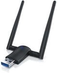 Aplic WLAN-Stick, WIFI Dongle USB 3.0, 1200 MBit/s Dual Band 2,4 + 5 Ghz externe