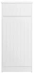 SoBuy W&auml;scheschrank mit 1 Schublade Wei&szlig; 40x39x85cm Funktional