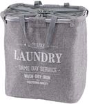 W&auml;schesammler MCW-C34, Laundry W&auml;schekorb W&auml;schebeh&auml;lter mit Kordelzug, 2...