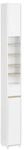SoBuy Badezimmer-Hochschrank mit 1 Schublade Holzfarbe 20x20x180cm Funktional
