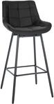 CLP Barhocker mit Lehne Weston, Barstuhl drehbar 180&deg; Schwenkfunktion, Sitz