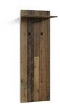 byLIVING Wandpaneel JAKOB, Breite 48 cm, Old Wood, 2 Haken und Regal