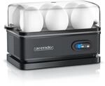 Arendo Eierkocher 6-fach, 400 W, Edelstahl, Warmhaltefunktion, H&auml;rtegrad