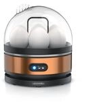 Arendo Eierkocher f&uuml;r 7 Eier, Edelstahl, 400 Watt, Kipp-Funktionsschalter, 3