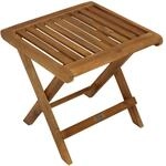 DEGAMO Klapphocker 45x45cm, Akazie ge&ouml;lt