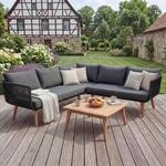 Garten-Garnitur MCW-L30, Garnitur Sitzgruppe Lounge-Set Sofa, Akazie Holz