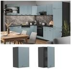 Vicco H&auml;ngeschrank K&uuml;chenschrank R-Line Solid Anthrazit Blau Grau 40 cm modern