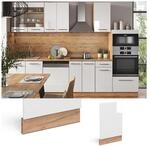Vicco Geschirrsp&uuml;lerblende K&uuml;chenschrank K&uuml;chenm&ouml;bel Fame-Line Eiche Wei&szlig; modern
