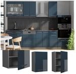 Vicco H&auml;ngeschrank Fame-Line Anthrazit Dunkelblau Hochglanz 50 cm