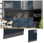 Vicco Geschirrsp&uuml;lerblende Fame-Line Anthrazit Dunkelblau Hochglanz 60 cm mit
