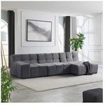 HOME DELUXE Modulares Sofa ORLENA - Anthrazit 306 x 98 cm