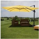Gastronomie-Ampelschirm MCW-A96, Sonnenschirm 3x3m (&Oslash;4,24m) Polyester Alu/Stahl 23kg