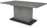 byLIVING Esstisch ATHEN, Breite 160 cm, mit Auszug 200 cm, Beton-Optik/anthrazit