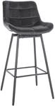 CLP Barhocker mit Lehne Weston, Barstuhl drehbar 180&deg; Schwenkfunktion, Sitz