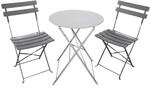 HTI-Living Bistroset 3-teilig Cavo Grau