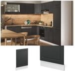 Vicco Geschirrsp&uuml;lerfront Blende K&uuml;chenzeile Landhaus R-Line 45 cm Anthrazit