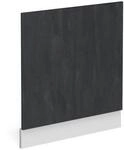 Vicco Geschirrsp&uuml;lerblende R-Line Schwarz Beton Wei&szlig; 60 cm ohne Arbeitsplatte