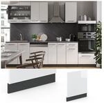 VICCO Geschirrsp&uuml;lerfront 60 cm Wei&szlig; Hochglanz K&uuml;chenschrank Blende K&uuml;chenzeile