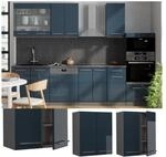Vicco H&auml;ngeschrank Fame-Line Anthrazit Dunkelblau Hochglanz 60 cm