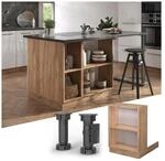 Regalinselunterschrank K&uuml;chenschrank K&uuml;chenm&ouml;bel Fame-Line Eiche Goldkraft 60 cm